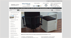 Desktop Screenshot of bisley-online.de
